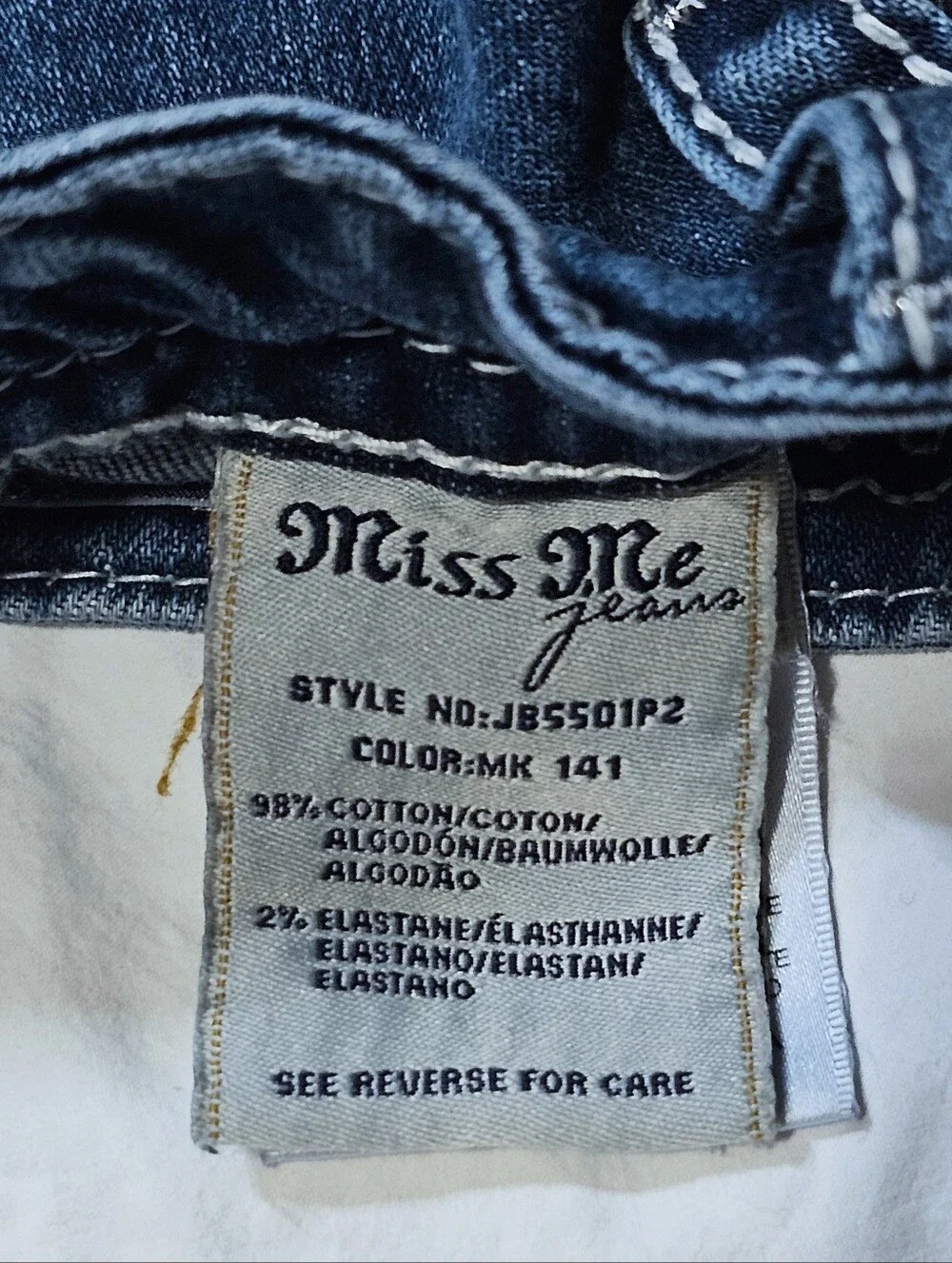 Miss Me Capri Cropped Jeans Sz 28 Boyfriend Bling Embellished Rhinestones